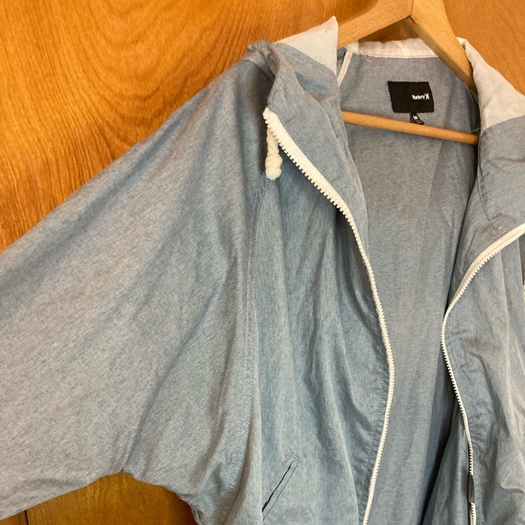 Blue and white light weight jacket - Picture 4 of 5